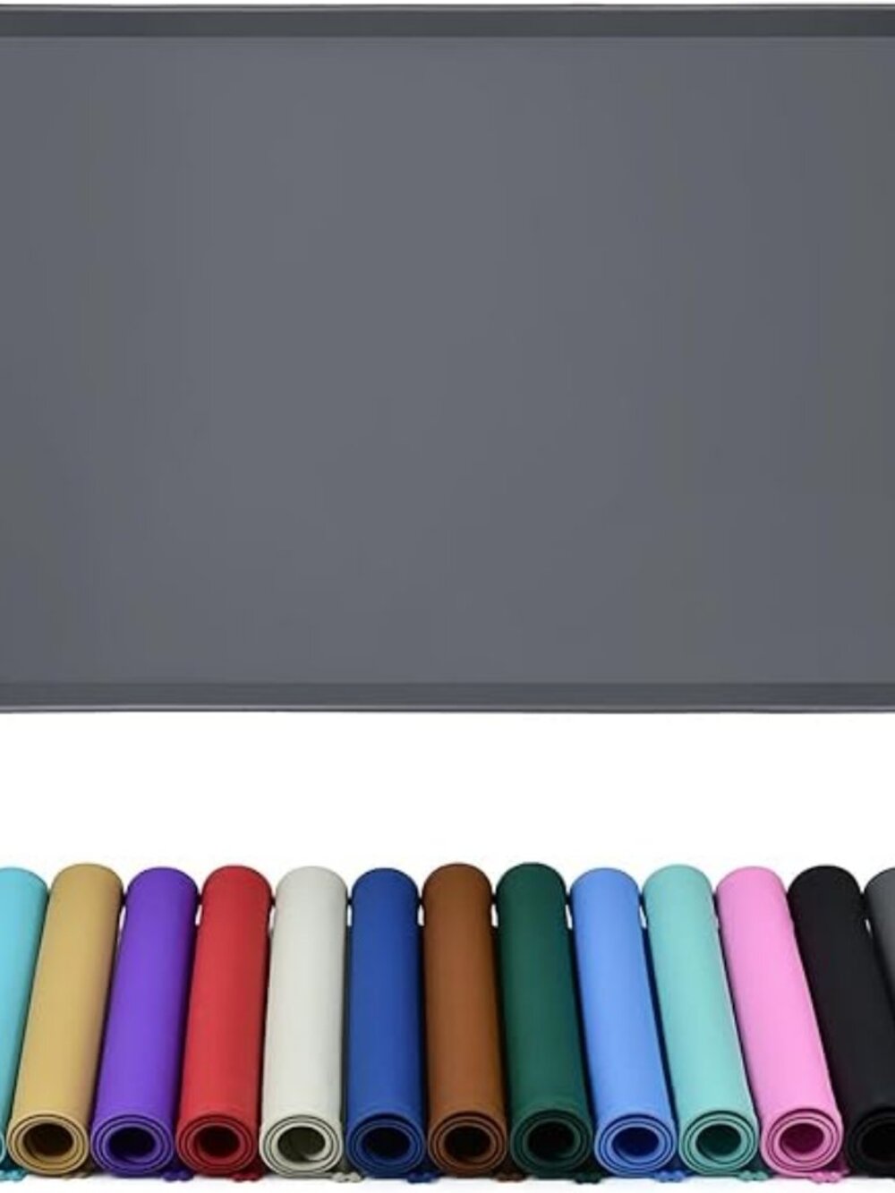 Waterproof Pet Feeding Mat High Raised Edges BPA Free Silicone Easy Clean